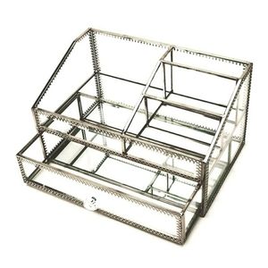 Vintage Accent Glass Organizer